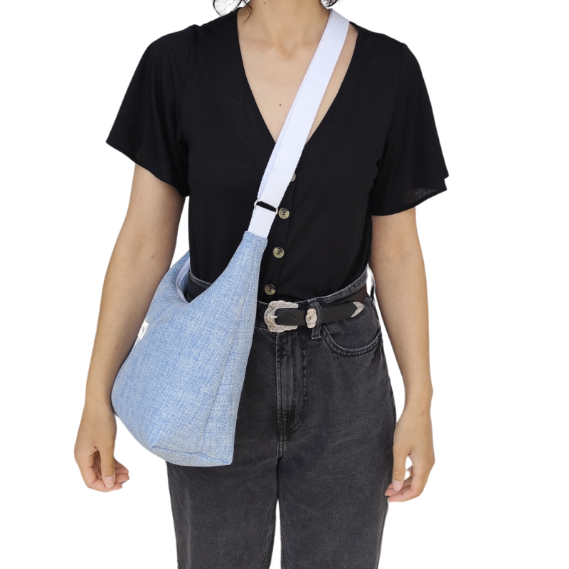 Ganges – Bolso mediano con bolsillo trasero y gran capacidad | Leraki