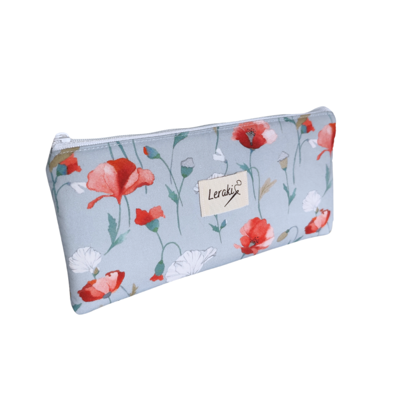 Danubio – Estuche plano hecho a mano para cosmética o papelería | Leraki