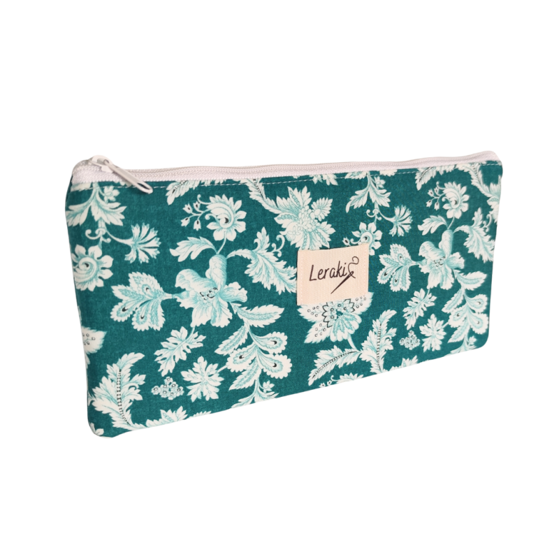 Danubio – Estuche plano hecho a mano para cosmética o papelería | Leraki