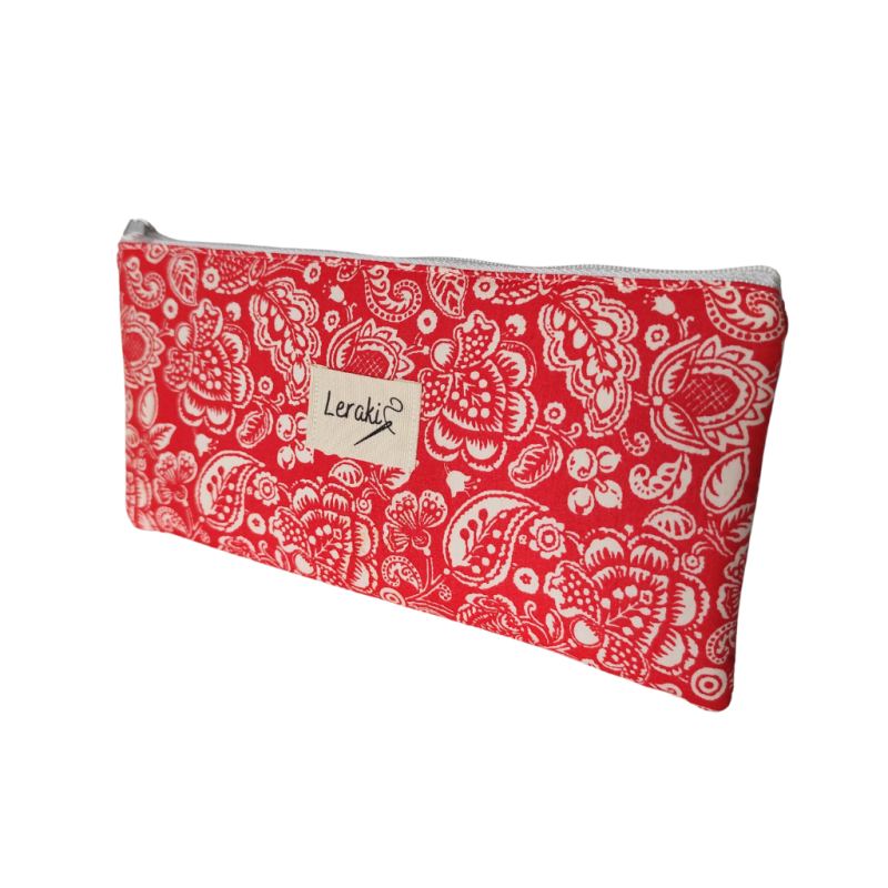 Danubio – Estuche plano hecho a mano para cosmética o papelería | Leraki