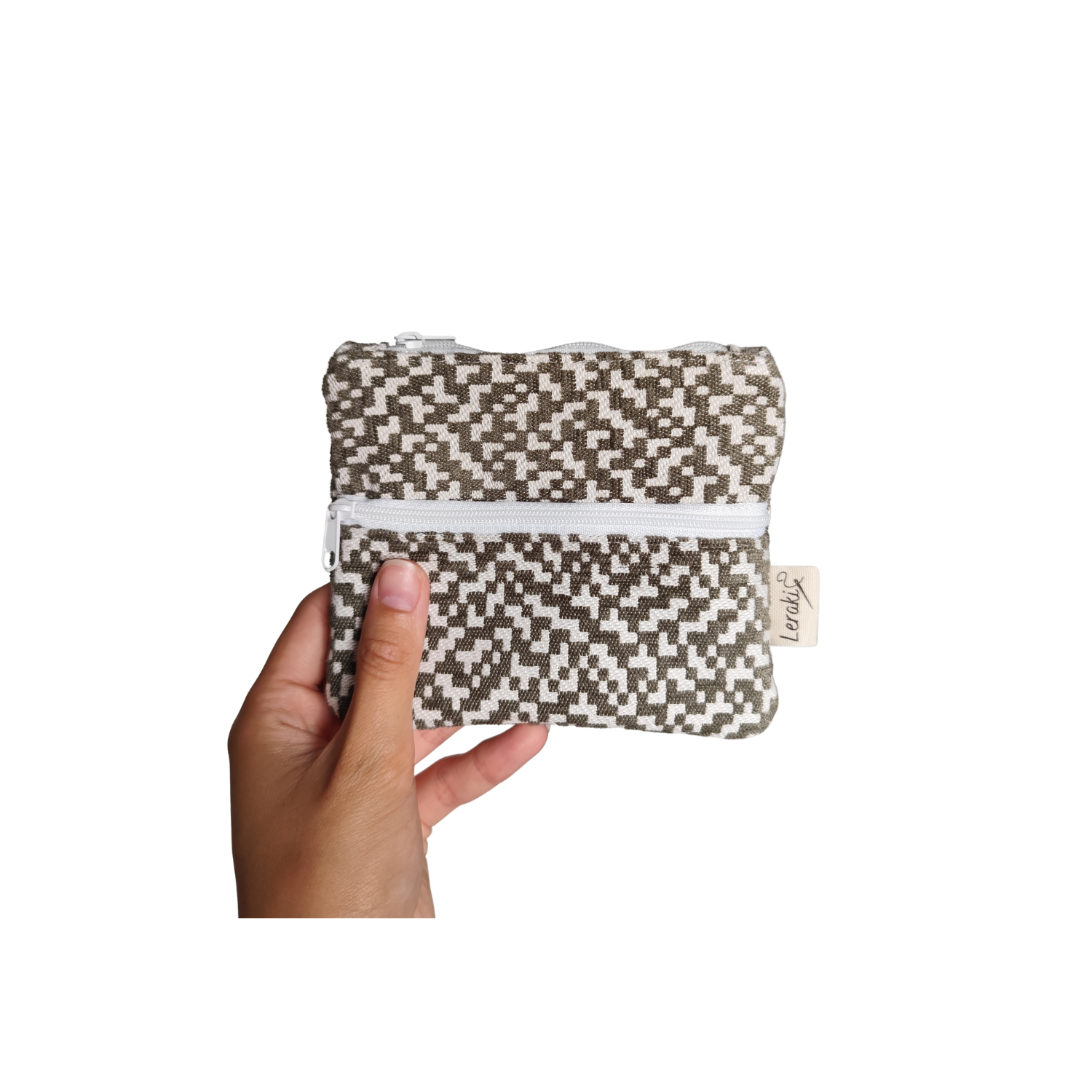 Rin – Monedero doble bolsillo hecho a mano | Leraki