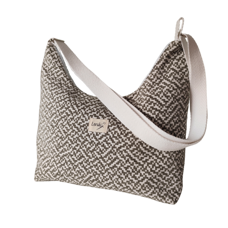 Ganges – Bolso mediano con bolsillo trasero y gran capacidad | Leraki