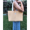 Bolso grande tipo tote Juliette en cuadros vichy – Hecho a mano por Leraki