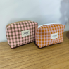 Mini neceser Chérie en cuadros vichy – Diseño compacto y funcional