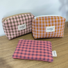 Mini neceser Chérie en cuadros vichy – Diseño compacto y funcional