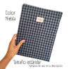Funda Émile en cuadros vichy – Acolchada para libro, tablet o agenda