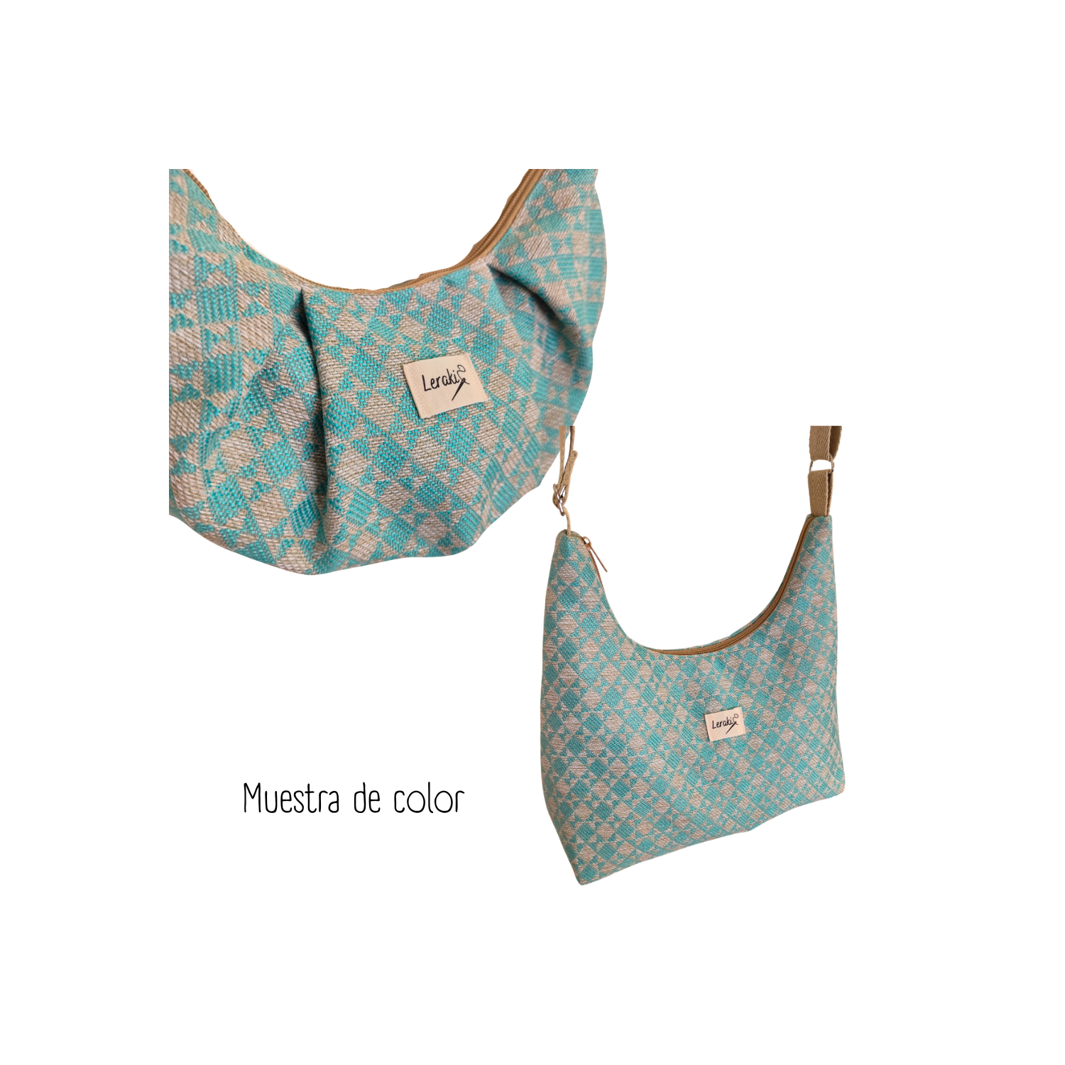 Mississippi – Bolso de viaje/deporte hecho a mano con bolsillos y correa extraíble | Leraki