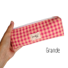 Estuche Lucie en cuadros vichy – Hecho a mano, ideal para clase o como nesecer