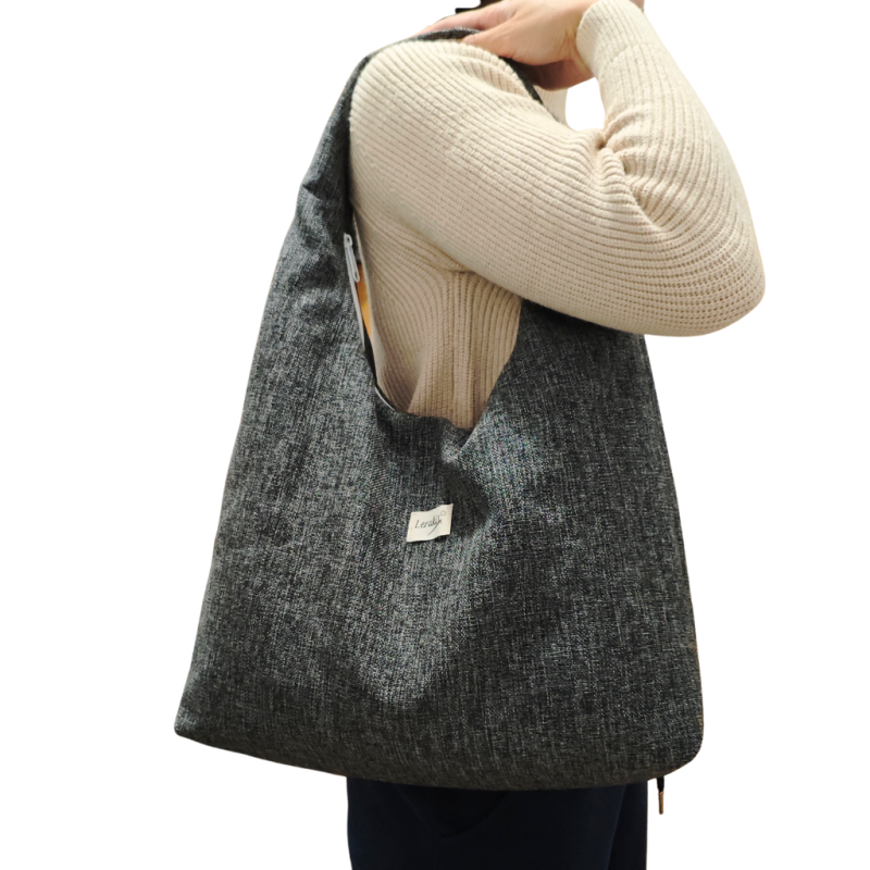 Ganges – Bolso mediano con bolsillo trasero y gran capacidad | Leraki