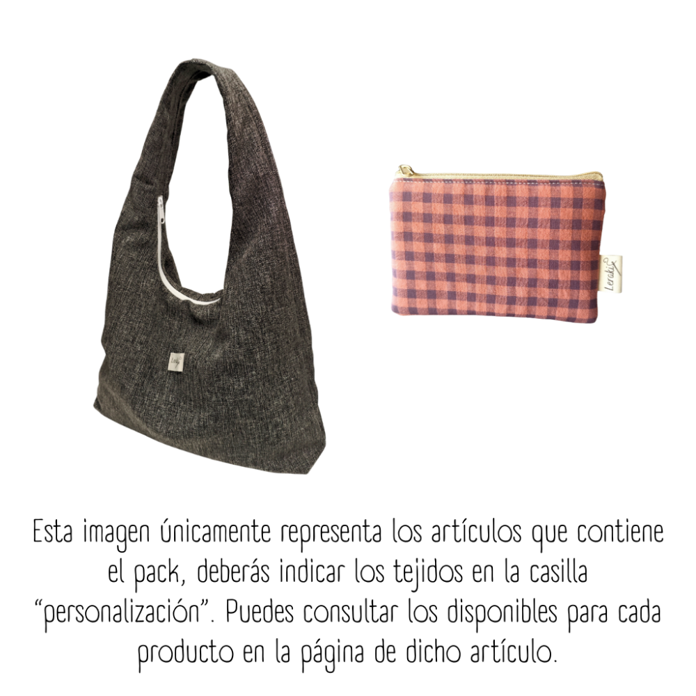 Bolso hobo + Monedero Bijou