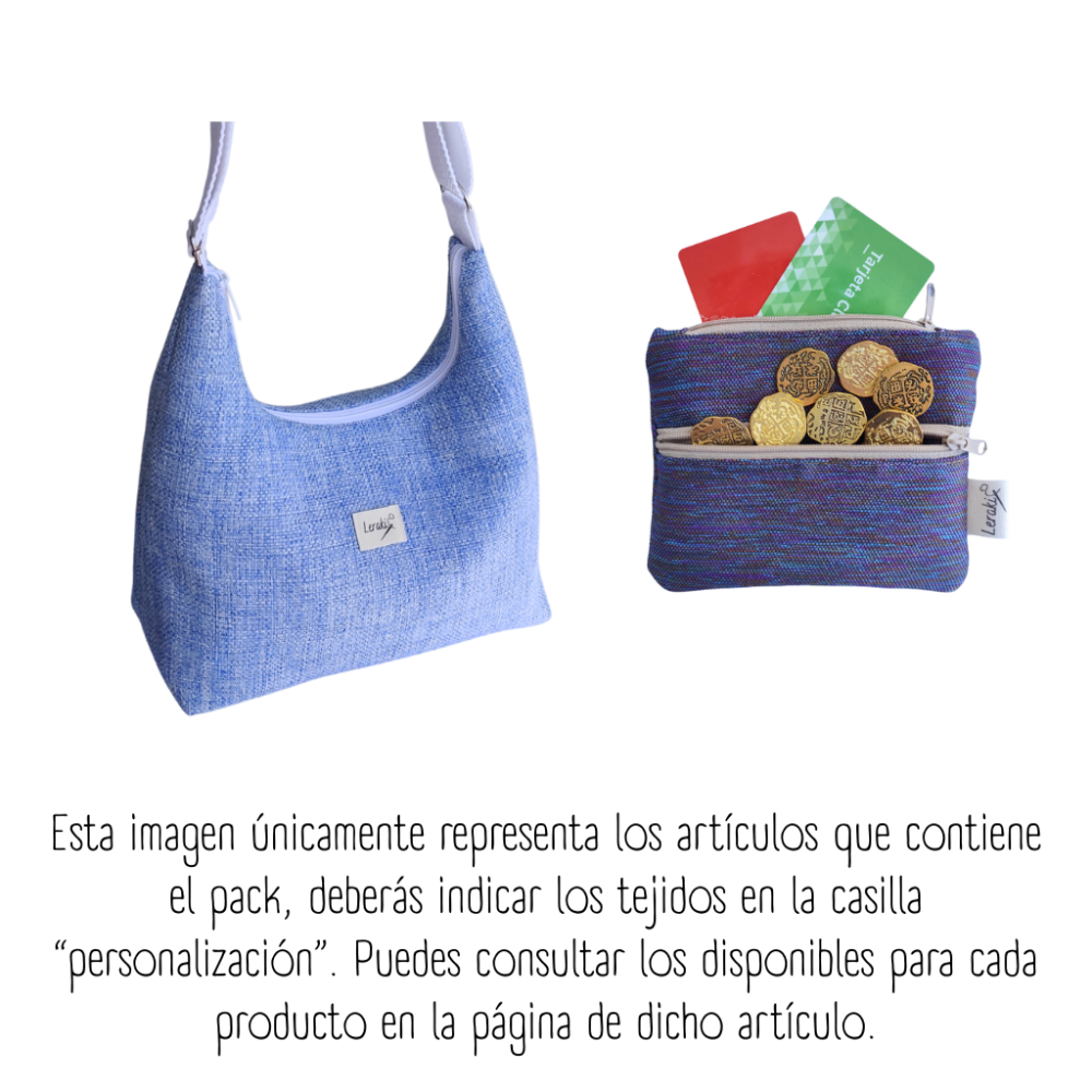 Bolso Ganges + Monedero doble bolsillo