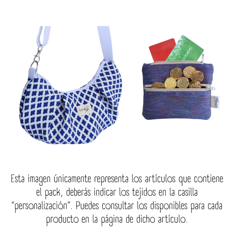 Bolso Tajo + Monedero doble bolsillo