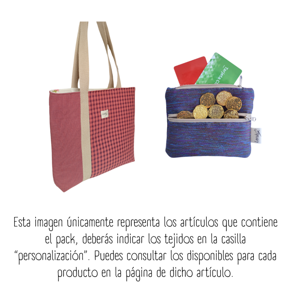 Bolso Clémence + Monedero doble bolsillo