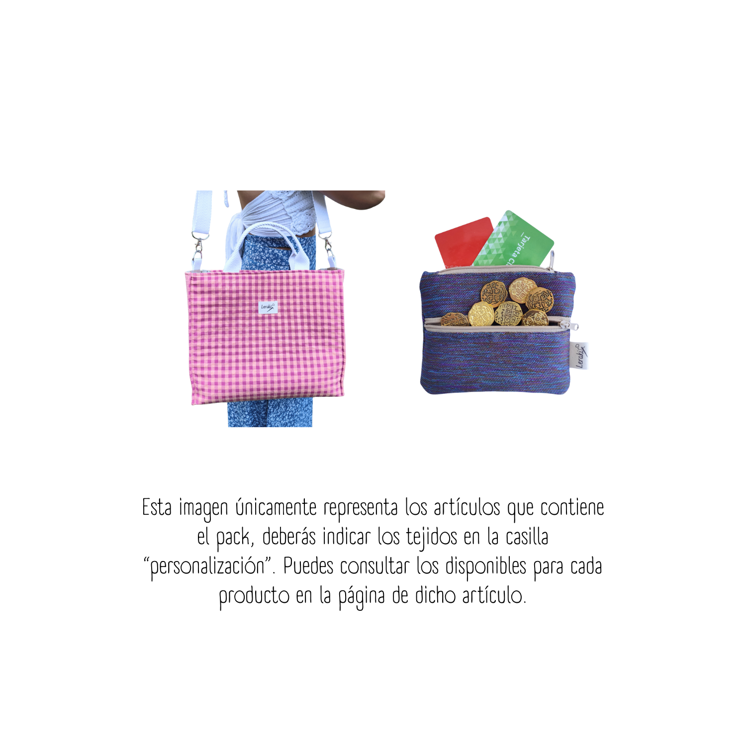 Bolso Léonie + Monedero doble bolsillo