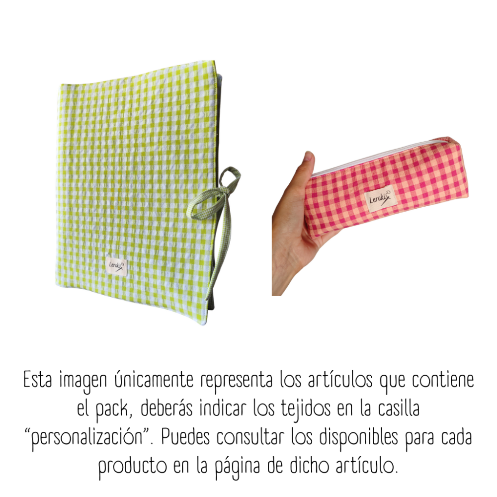 Portadocumentos + estuche Lucie grande