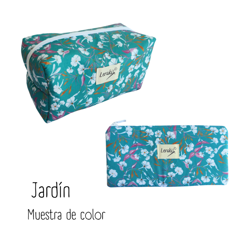 Estuche Lucie en cuadros vichy – Hecho a mano, ideal para clase o como nesecer