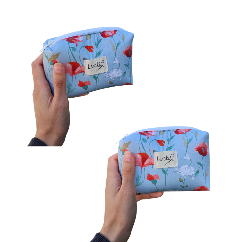 Mini neceser Chérie en cuadros vichy – Diseño compacto y funcional