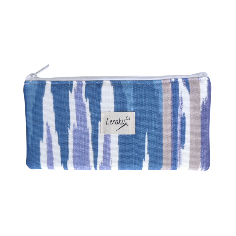 Danubio – Estuche plano hecho a mano para cosmética o papelería | Leraki