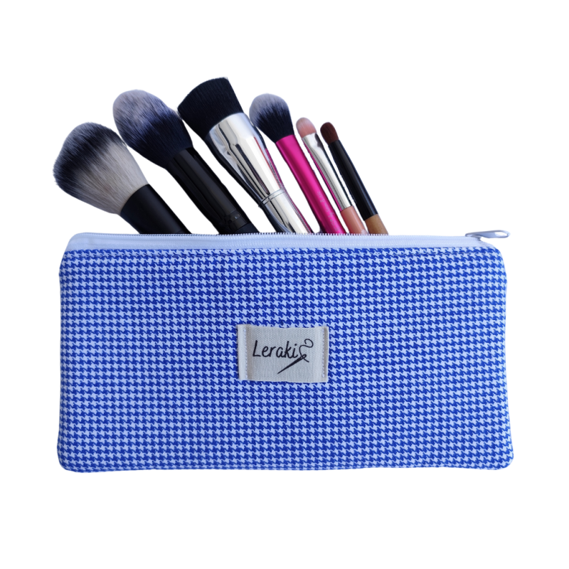 Danubio – Estuche plano hecho a mano para cosmética o papelería | Leraki