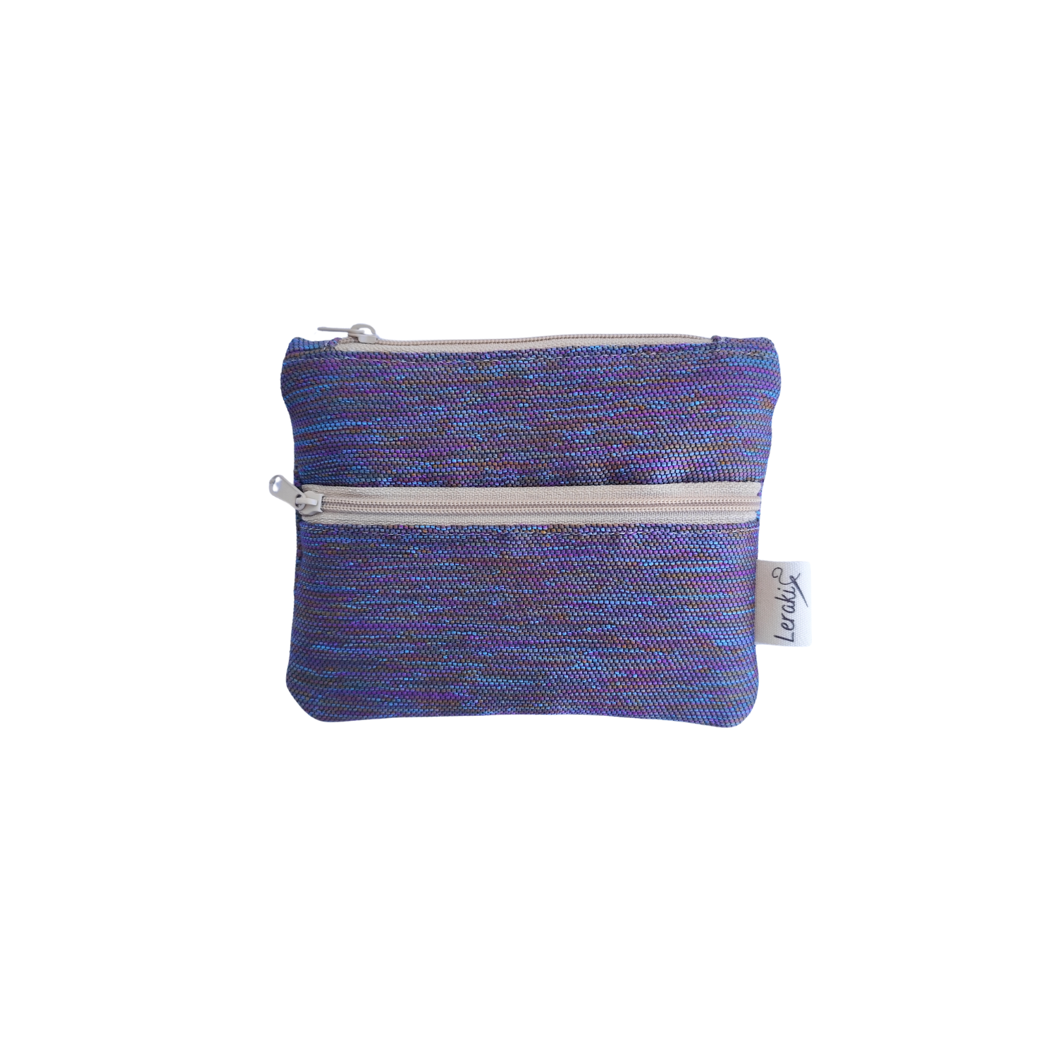 Rin – Monedero doble bolsillo hecho a mano | Leraki