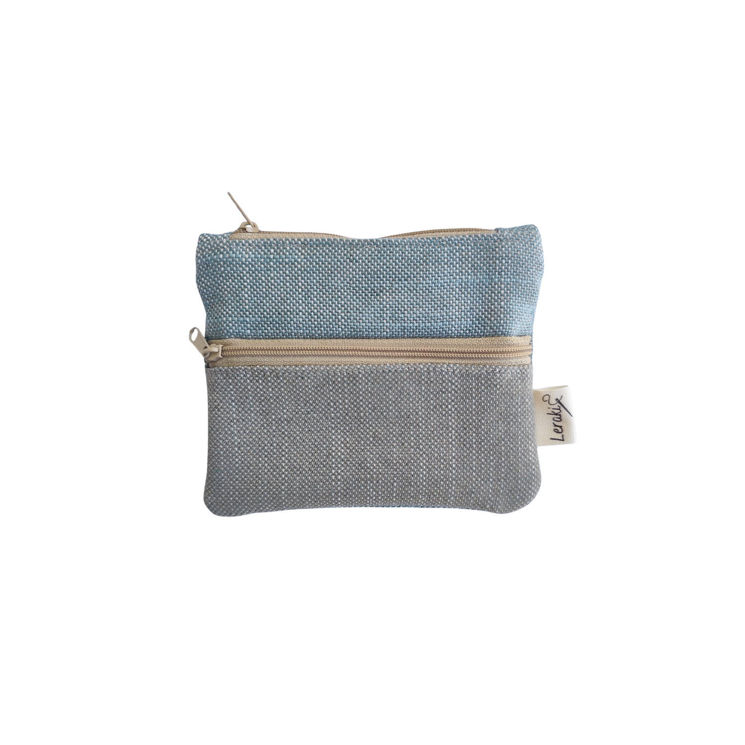 Rin – Monedero doble bolsillo hecho a mano | Leraki