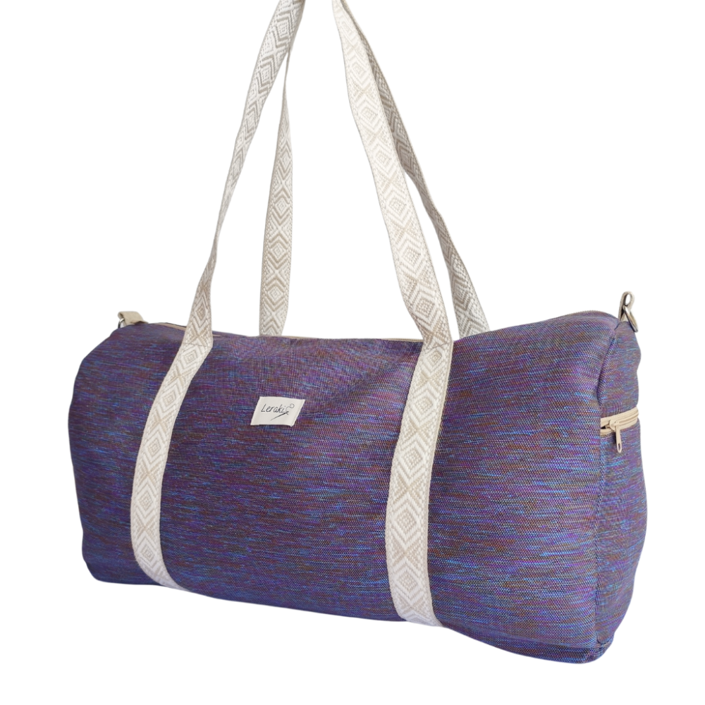 Mississippi – Bolso de viaje/deporte hecho a mano con bolsillos y correa extraíble | Leraki